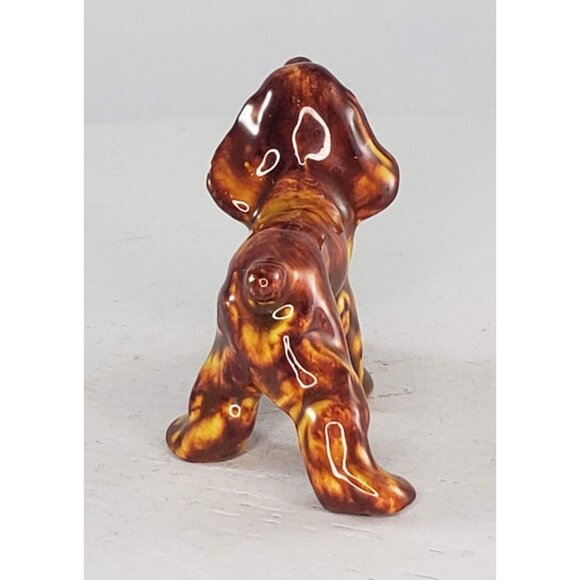 Hagen Renaker Copy? Test Color? Cocker Spaniel Dog Walking Red Orange - Picture 5 of 6